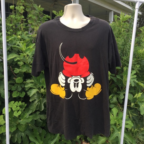 Vintage Mickey & Co. Upside Down Mickey Tshirt - Picture 8 of 8